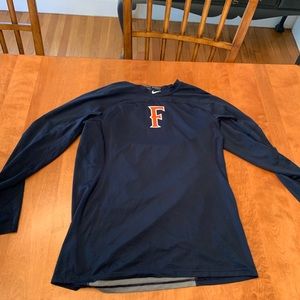 Nike Pro Cal State Fullerton Baseball team issued long sleeve